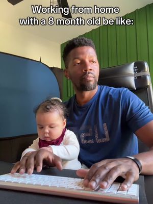 Stay at home working dad and daycare be like 😅 #sahd #sahm #remotework #girldad #relateable 