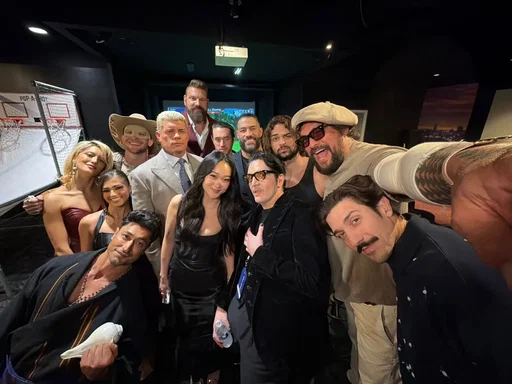 The #StreetFighterMovie cast backstage at #TheGameAwards? Pure chaos. Hits theaters everywhere October 16, 2026.