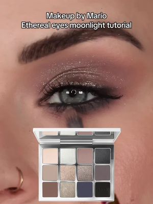 Easy sultry eyeshadow tutorial using the @Makeup By Mario ethereal eyes moonlight palette #makeupbymario #etherealeyes #eyeshadowtutorial 