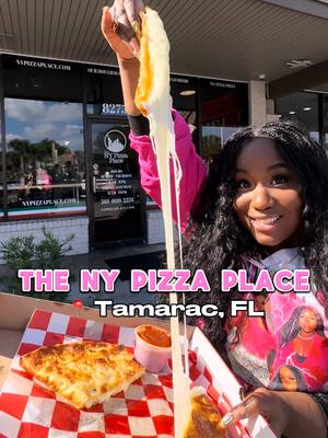 This pizza place already won Best Pizza in South Florida and I see why 😮‍💨🍕@The NY Pizza Place in Tamarac, FL is THAT good — cheesy slices, crispy wings, and a $10 wing deal on Wednesdays 👀🔥 📍8275 NW 88th Ave, Tamarac, FL #NYPizzaPlace #SouthFloridaPizza #PizzaTok #FoodTok #BrowardEats      