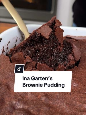 Consider us influenced, Ina! 🍫🤤 We're making the Barefoot Contessa's famous Brownie Pudding! So toasty, slightly chewy, and oh-so good! 🤎 Get the full recipe in our @allrecipes bio!  Ingredients:  1/2 pound (2 sticks) unsalted butter, plus extra for buttering the dish 4 extra-large eggs, at room temperature 2 cups sugar 3/4 cup good cocoa powder 1/2 cup all-purpose flour Vanilla bean paste 🧑‍🍳: @NicoleMcLaughlin  #browniepudding #browniesen #pudding #icecream #chocolate