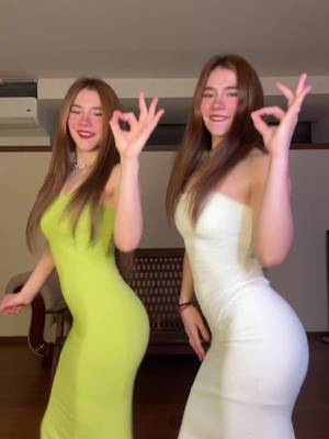 Hemos vuelto 🤍💚 Dc: @🖤LOZANO🖤 #ArayFer #Trend #Dress #twins #2025 