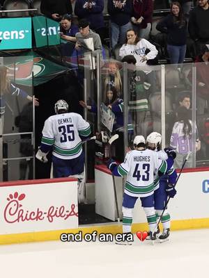 goodbye sweet prince 💔 👋 #quinnhughes #canucks #vancouver #NHL #hockey