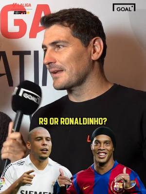 The LEGENDARY Iker Casillas had to make some tough choices picking between some of the best ballers to ever play for Real Madrid and Barcelona 😮‍💨 You’ll never guess who came out on top 👀 #football #soccer #realmadridfc #barcelona #laliga #messi #ronaldo #maradona #goalusa #footballtiktok #soccertiktok