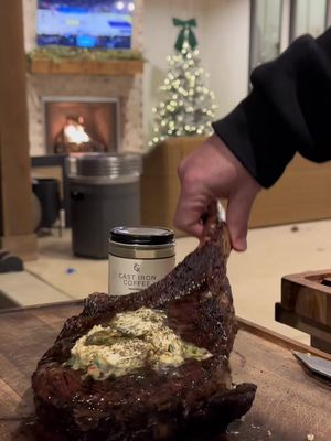 Tomahawk date night on the back patio #outdoorcooking #blackstone #steak #traeger #Vlog 