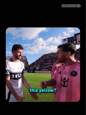 The MLS ref cam really gave us Messi speaking English 😅 🎥: @Major League Soccer #intermiami #messi #MLS #lionelmessi #football 