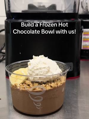This season just got sweeter! Enjoy a Frozen Hot Chocolate Bowl for $5 from 4-7pm December 13th! Offer valid in store only from 4pm-7pm local time on 12/13/2025 for one (1) Frozen Hot Chocolate Bowl for $5 (excluding add-ons, extras, taxes and fees) at participating locations (drive thrus and kiosks excluded) while supplies last. One per person. Must be present in store to redeem offer at checkout. Offer not valid with any other offer or reward or on third-party delivery. Other fees and taxes may apply for all orders; see checkout for details. Jamba reserves the right to end promotion at any time without prior notice. Void where prohibited.