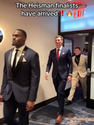 The Heisman finalists are in the building 🔥