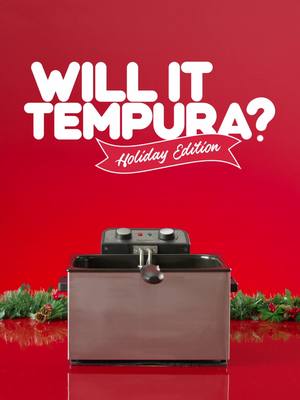 What happens when you tempura cranberry sauce? Let’s find out.