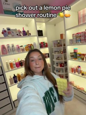 lemon pie inspired shower routine! 🤭🫧🍋🥧 #sabrinacarpenter #lemonpieperfume #showerroutine #emilylulamay #fyp 