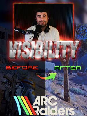 EASY FIX for low light visibility issues in Arc Raiders, especially Night Raids. If you’re not using this yet, I highly suggest you do. It will change your game entirely. Too many people suggesting horrible ways to fix dark maps/shadows. Here’s the real fix… FOLLOW FOR MORE✌🏻 #arcraiders #nightraid #arcraidersgame #gaming #fyp  Arc raiders Arc raiders tips Arc raiders tricks Arc raiders gameplay Arc raiders weapon Arc raiders best loot Arc raiders loot Arc raiders map Arc raiders queen Arc raiders legendary