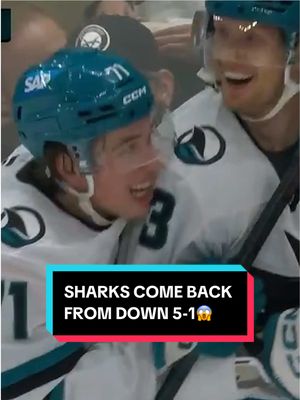 come for the comeback, stay for the announcers 😅 #NHL #SanJoseSharks #hockey #sports #MacklinCelebrini 