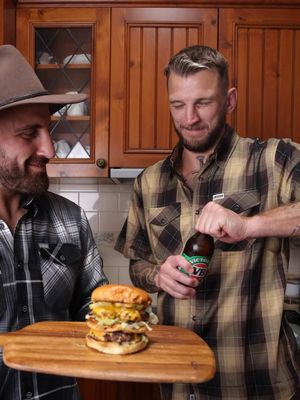 Co main and main event holders for ufc Sydney. But first, burgers