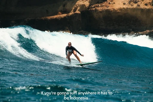 Shoutout to @mojo.surf for taking my surfing skills to the next level and making me look good while doing it😏  If you want to join their surf camp use my code “JAMIE5” for a cheeky discount🌊 One of the coolest experiences in my surf journey thus far 🤍 #surfergirl #lombok #indonesia #surftok 