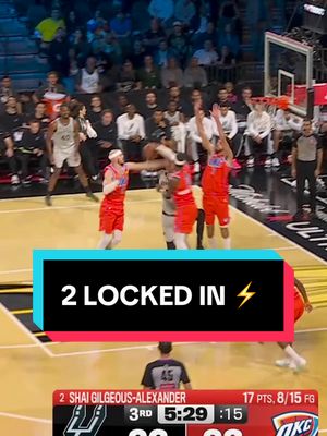 SGA block & bucket 💪 #okcthunder #shaigilgeousalexander