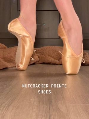 breaking in 3 pairs just so i have OPTIONS 😭 (ill probably wear ones from a month ago) #pointe #pointeshoes #nutcracker #ballet #ballerina 