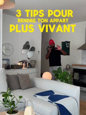 3 astuces pour rendre ton appart plus vivant ✌🏾 #homedecor #cozyathome #pourtoiii #fyp 