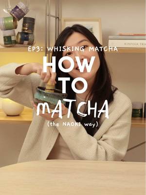 We believe whisking matcha should feel calming and not complicated 💚 In Episode 3 of How to Matcha, the Naoki way, we're sharing how to whisk a smooth, frothy bowl at home. The key? Hold your chasen upright and whisk in a M or W motion back and forth. This helps evenly dissolve the matcha and brings out that soft, creamy froth. But technique isn't the only thing that matters. A few other details make a big difference too: 🌡️Water temperature - aim for 167-176°C for the best flavor and foam ⚖️Matcha-to-water ratio - too much water or too little matcha can flatten the froth 🌿Fresh, well-sifted matcha - helps it whisk smoothly With the right motion and a few simple tweaks, you'll get that light, velvety foam every time 🌱 #naokimatcha #howtowhiskmatcha #matchatips #matchatok 