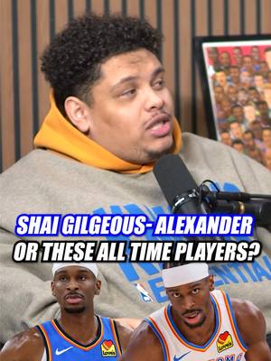 SGA or these all-time players at their peak? #sga #okcthunder #NBA  
