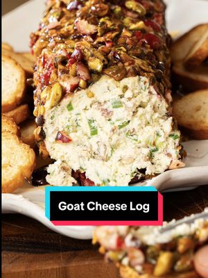 Save this recipe to your “Holiday Appetizers” collection! • Here’s what you need: Ingredients:  300 grams goat cheese 8 oz cream cheese 1 1/2 cups sliced green onions 6 sliced of cooked bacon, chopped 1 tsp salt 1 tsp pepper 1 orange zested hot honey drizzle on top CRUST 1 1/2 cups crushed pistachios 1 cup cranberries chopped pinch of salt • Save this one folks! 