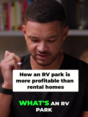 RV parks: way more profitable than single-family homes. Spread the risk across 5-10 tenants! #RVPark #RealEstate #Investing #PassiveIncome