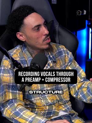 Tips for recording vocals with a preamp & compressor #recordingstudio #mixingengineer #musicstudio #audioengineer #musicproduction