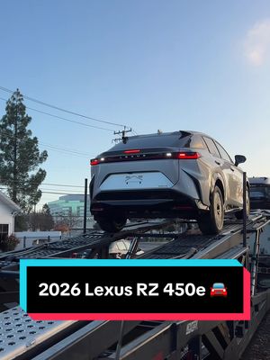 Fresh from the Factory! 2026 RZ #lexusofconcord #lexususa 