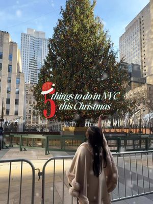 5 Fun Things To Do In NYC This Christmas🎄🎁🎅🏾✨ 📍Santa’s Winter Wonderland 📍Holiday Cinema Dining Experience  📍Christmas Pop Up Bar 📍Rockefeller Center Christmas Tree & Top Of The Rock 📍Apres Ski Chalet Experience Did I forget anything? Let me know in the comments ⬇️🎉 Which spot are you heading to first.  Follow me for more fun things to do in NYC 🗽 #thingstodoinnyc #christmasinnewyork #nycthingstodo #holidaypopup #christmasbars 