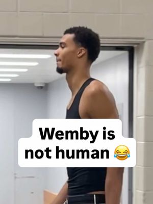 Victor Wembanyama is not real 😂 (via @Tomer Azarly)