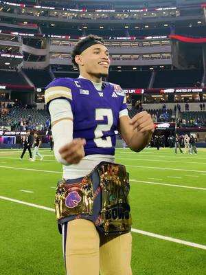 Rocking belts like John Cena #GoHuskies #bowlseason #wwetiktok #collegefootballtiktok 