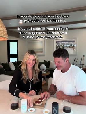 Hair thinning in your 40s is more common than you think… for both partners. Beginning your Nutrafol journey together can support healthier, stronger hair from within. 🌿 🎵Music sourced from: Tiktok Commercial Library  U