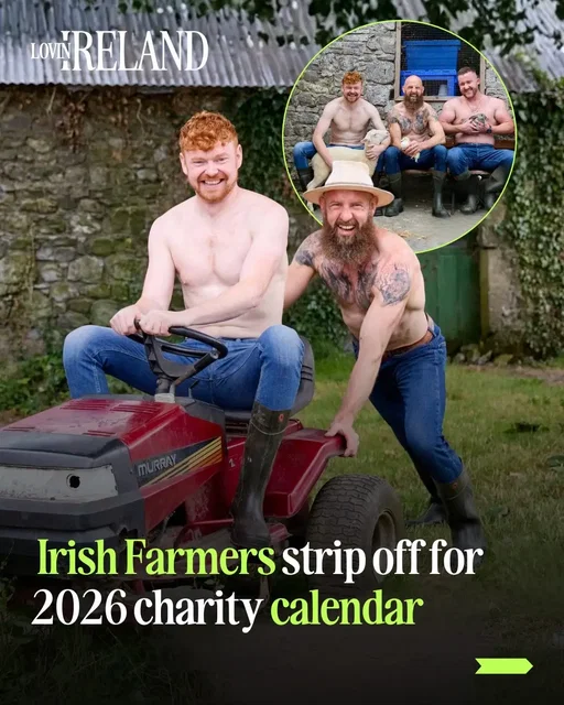 The annual Irish farmers calendar for charity is out!