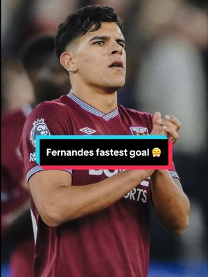Fernandes scores the fastest goal in the Premier League this season 👏  #PremierLeague #Goal #WestHam #Fernandes 