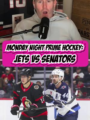 We got Jets taking on the Senators tonight on Monday Night @Prime Video Canada 🇨🇦 hockey. Who do you got? 