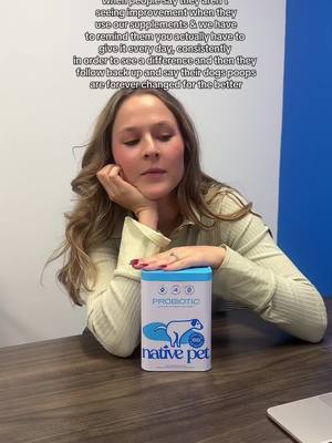 the magic of being consistent with your dogs supplements ✨ not seeing immediate results? that’s normal! consistency is key in making sure your dog sees the full benefit from our supplements. 💩 #dogprobiotics #doghealth #dogparent 