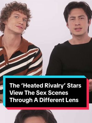The steamy scenes in #HeatedRivalry are more technical than they look. Hudson Williams and Connor Storrie explain why. #tvtok 