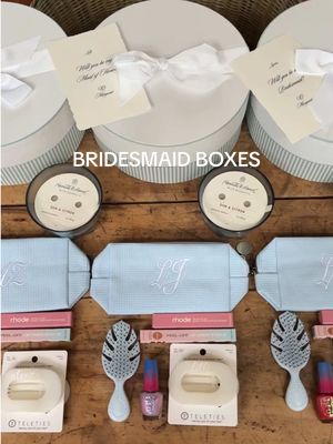 one of my very favorite parts of this bridal process so far 🫶🏻🥹 @rhode skin @target @Wet Brush @TELETIES @OPI @lolablankets @nuuly #bridesmaids #bridesmaidproposal #2026bride #weddingplanning 