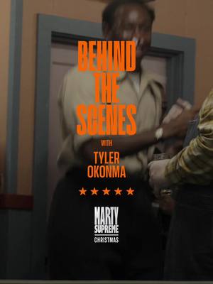 Introducing Tyler Okonma. Behind the scenes of MARTY SUPREME – in theaters Christmas Day