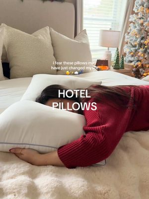 i get the hype 😴 literally so soft and comfy ☁️ love that they're waterproof too 🙌🏻 most pillows are too flat or too fluffy but these are perfectttt 😭🙌🏻 #mellowsleep #hotelpillows #pillows #cozybedroom @Mellow Sleep 