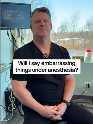 Will I say embarrassing things under anesthesia? #reels #oralsurgeon #anesthesia 