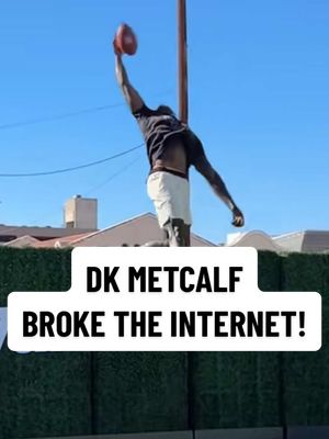Could any NFL WR do what DK Metcalf “did” here? 😅  @FanDuel  #dkmetcalf  #steelers  #catch 