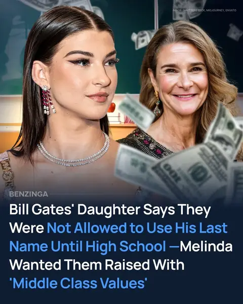 Phoebe Gates says she didn't use her father's last name until high school. Her parents wanted her and her siblings to grow up without the instant attention that comes with being a Gates. She explained on her podcast that using Melinda French Gates' maiden name helped her make friends in a genuine way. Most classmates had no idea she was tied to one of the world's most famous families. Melinda has said this was intentional. She had seen how wealthy kids could struggle with entitlement and wanted her children raised with the middle class values she grew up with. That meant keeping a low profile at school. Bill even avoided dropping the kids off at first so they could blend in before anyone made the connection. Each child was allowed to choose how to use the family name later. Phoebe switched to Gates in high school. Her sister adopted the name earlier, while her brother kept French through graduation. The goal wasn't secrecy. It was giving the kids room to form their own identities before the world attached assumptions to them. Melinda has said she wanted them to be known for who they were, not for their last name. The approach gave them a childhood that felt more grounded despite their unusual circumstances. #billgatesdaughter #billgates #story #success
