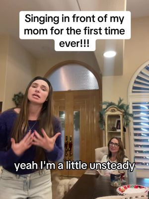 do you think she likes it?? #singer #singing #cover #unsteady #xambassadors 
