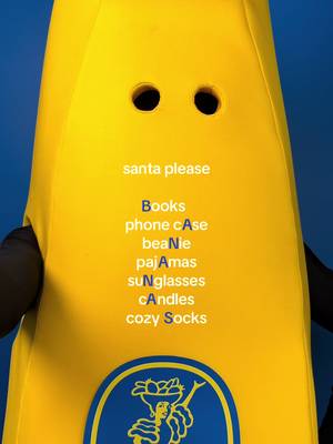Read the blue letters ↓ and tell me if we’re twinning 🎁 Tag your Santa-to-be! 🎅💙 #YellowHolidays #LikelyTheBestSnackEver