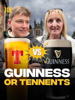 "Tennents. A million percent, Tennents." 👀 We asked Scottish people what they would choose: Guinness or Tennents 🇮🇪🏴󠁧󠁢󠁳󠁣󠁴󠁿 #Irish #Scottish #Guinness #Tennents