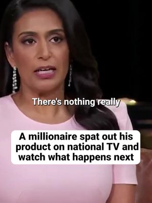 When someone spits out your product on national TV… you don’t quit. you get better. #fyp 