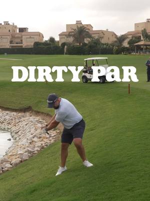 Dirtiest par in history 🤣 What would you have done here?? #golf