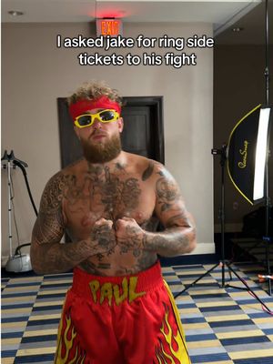 He said if this get 20k likes he’ll give me ring side tickets!!!!