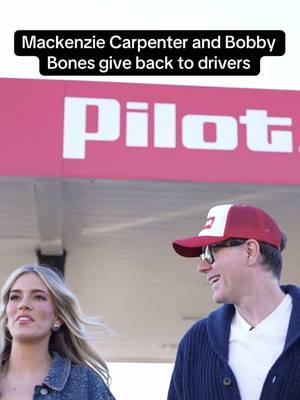 Mackenzie and Bobby 🤝 spreading Christmas cheer check out the YouTube link in our bio to watch the full video @Mrbobbybones @Mackenzie Carpenter  #makethemilesmatter #community #giving #christmas #givingthanks 
