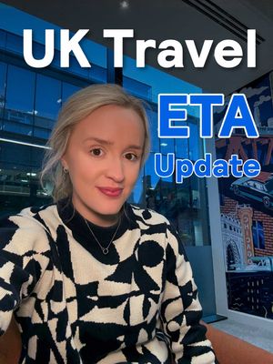 If you're travelling to the UK in 2026 - this is for you. From Feb 2026 visitors will not be able to travel to the UK without advance permission. Visitors from 85 territories will not be able to travel to the UK without an ETA. ETA stands for Electronic Travel Authorisation and is a digital permit for visa-exempt visitors. The ETA launched in 2023 over 13 million travellers have successfully applied. The ETA costs £16 and you'll usually get a decision within a few minutes. It's worthwhile applying well in advance of your journey, just to be safe. #ETA